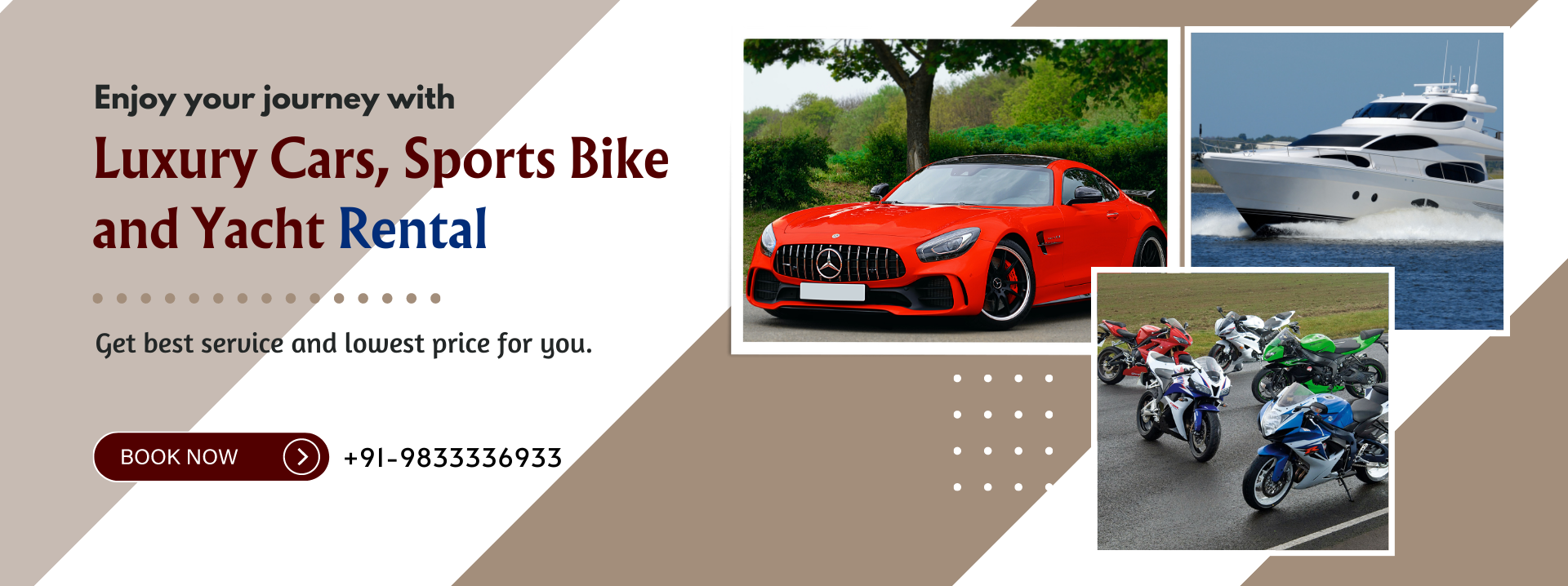 Luxury Car,Sports Bike and Yatch Rental